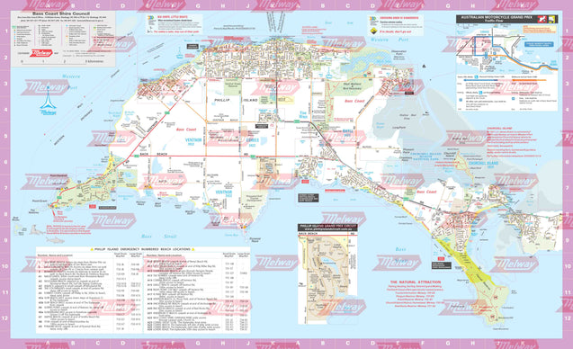 Melway Bass Coast Council WallMap