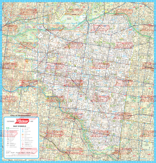 Melway Boroondara Council WallMap