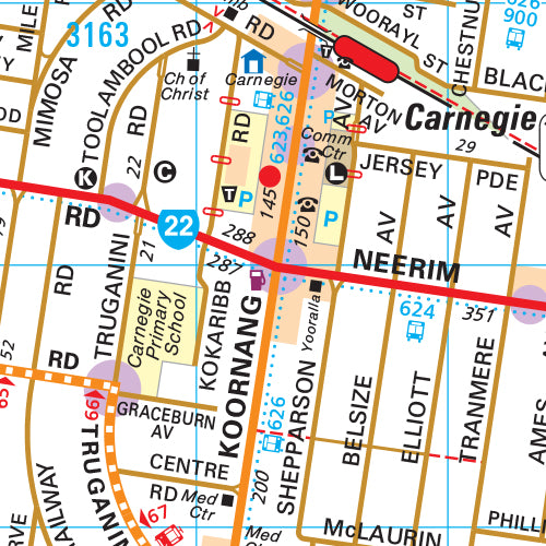 Melway Glen Eira Council WallMap