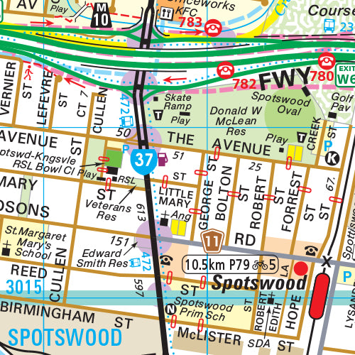 Melway Hobsons Bay Council WallMap
