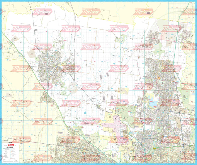 Melway Hume Council WallMap