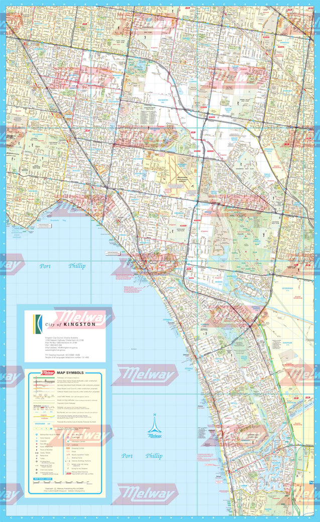 Melway Kingston Council WallMap