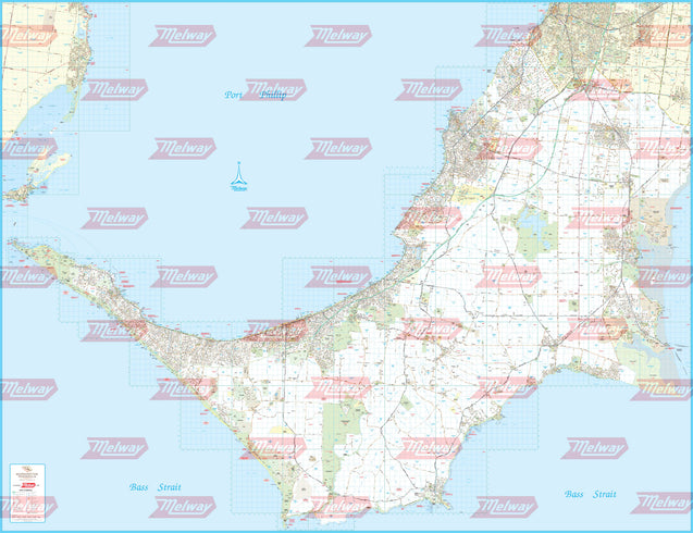 Melway Mornington Peninsula Council WallMap