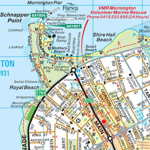 Melway Mornington Peninsula Council WallMap
