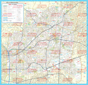 Melway Maroondah Council WallMap