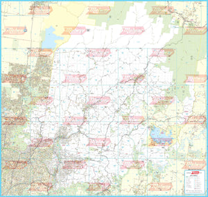 Melway Nillumbik Council WallMap