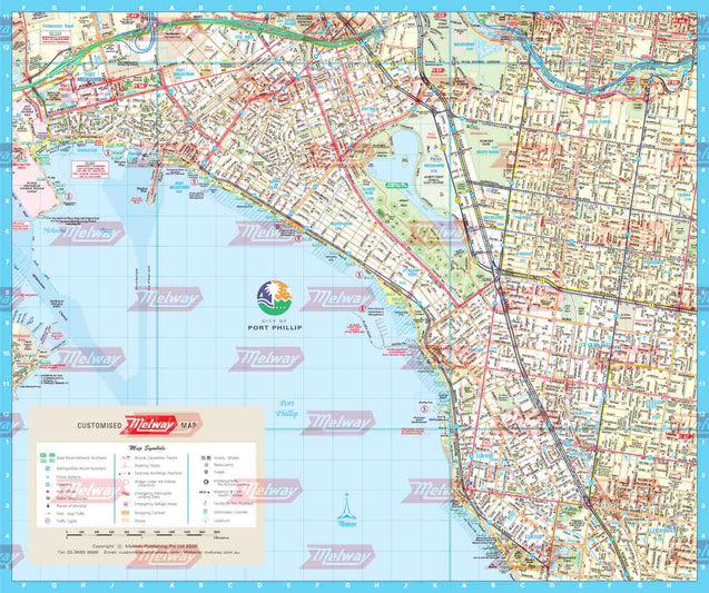 Melway Port Phillip Council WallMap