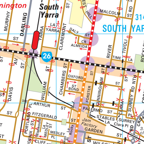 Melway Stonnington Council WallMap