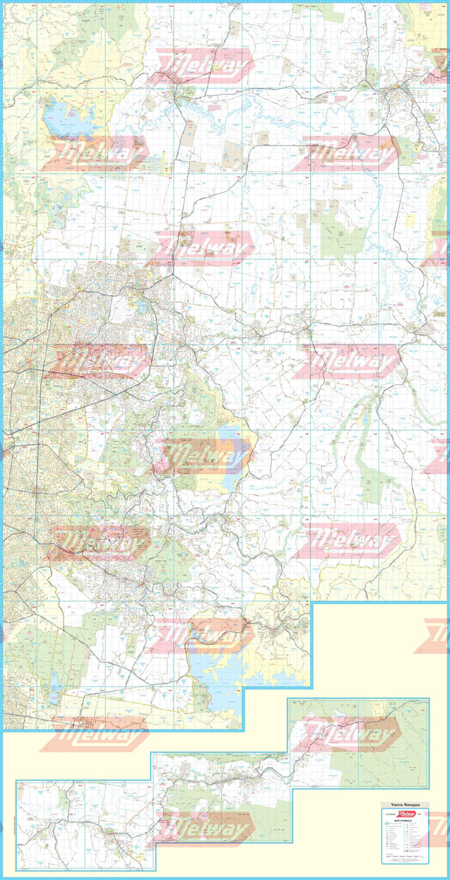 Melway Yarra Ranges Council WallMap