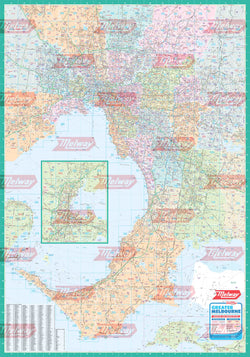 Melway Municipal WallMap - Rolled