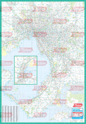 Melway Standard WallMap - Rolled