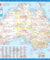 Ausway Australia WallMap - Rolled & Laminated