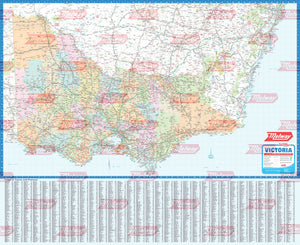 Melway Victoria Municipalities WallMap - Rolled